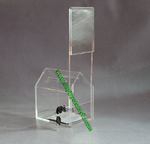 Dog House Acrylic Donation Boxes